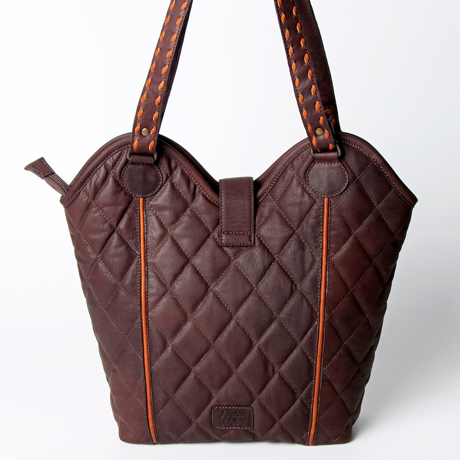 American Darling Tote Genuine Leather Women Bag Western Handbag Purse