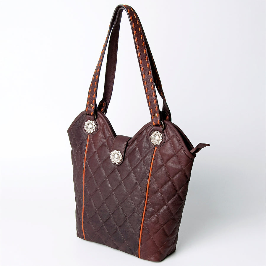 American Darling Tote Genuine Leather Women Bag Western Handbag Purse - Uhorse