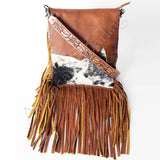 American Darling ADBGZ446 Crossbody Hair-On Genuine Leather Women Bag Western Handbag Purse