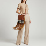 American Darling Messenger Hair-On Genuine Leather Women Bag Western Handbag Purse