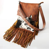 American Darling Messenger Hair-On Genuine Leather Women Bag W. by Hilason – Cowboy and equestrian accessories