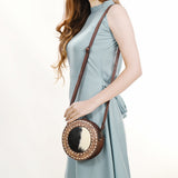 American Darling Canteen Bag Hand Tooled Hair on Genuine Leather Western Women | Handbag Purse Travel Clutch