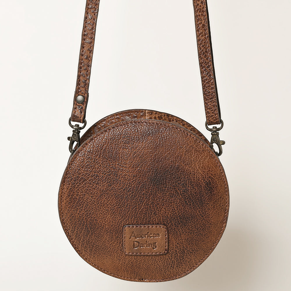 American Darling Canteen Bag Hand Tooled Hair on Genuine Leather Western Women Bag | Handbag Purse | Women Canteen Bag | Travel Canteen Bag | Leather Canteen Bag | Clutch Canteen Bag
