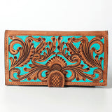 American Darling Wallet Hand Tooled Genuine Leather Western Women Bag | Handbag Purse Wristlet Travel Clutch