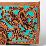 American Darling Wallet Hand Tooled Genuine Leather Western Women Bag | Handbag Purse Wristlet Travel Clutch