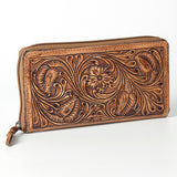 American Darling Wallet Hand Tooled Genuine Leather Western Women Bag | Handbag Purse Wristlet Travel Clutch