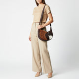 American Darling Hobo Hand Tooled Hair On Genuine Leather Western Women Bag | Handbag Purse Bags for Cute