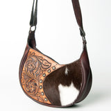 American Darling Hobo Hand Tooled Hair On Genuine Leather Western Women Bag | Handbag Purse Bags for Cute