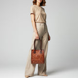 American Darling Tote Hand Tooled Genuine Leather Western Women Bag Handbag Purse | Travel Bags College Casual