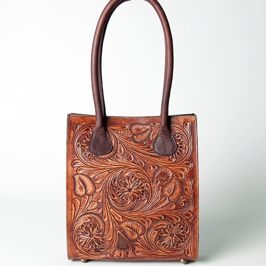 American Darling Tote Hand Tooled Genuine Leather Western Women Bag Handbag Purse | Travel Bags College Casual