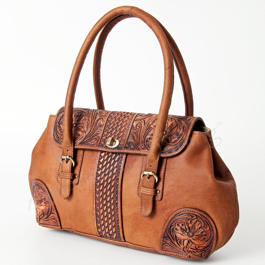 American Darling Tote Hand Tooled Genuine Leather Western Women Bag Handbag Purse | Travel Bags College Casual - Uhorse