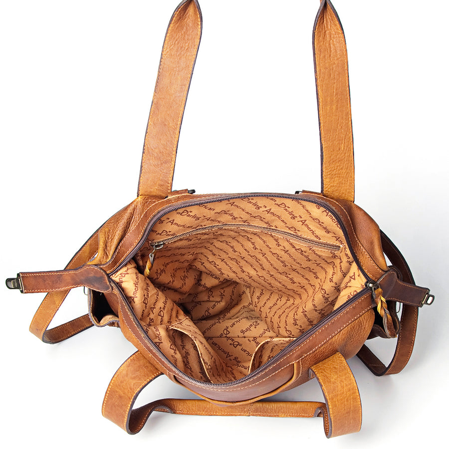 American Darling backpack Genuine Leather Women Bag Western Handbag Purse