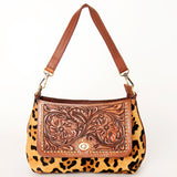 American Darling Hobo Hand Tooled Hair On Genuine Leather Women Bag Western Handbag Purse