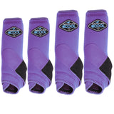 Medium Professionals Choice 2XCool H. Sports Boots 4pk Purple – by Hilason – Cowboy and equestrian accessories