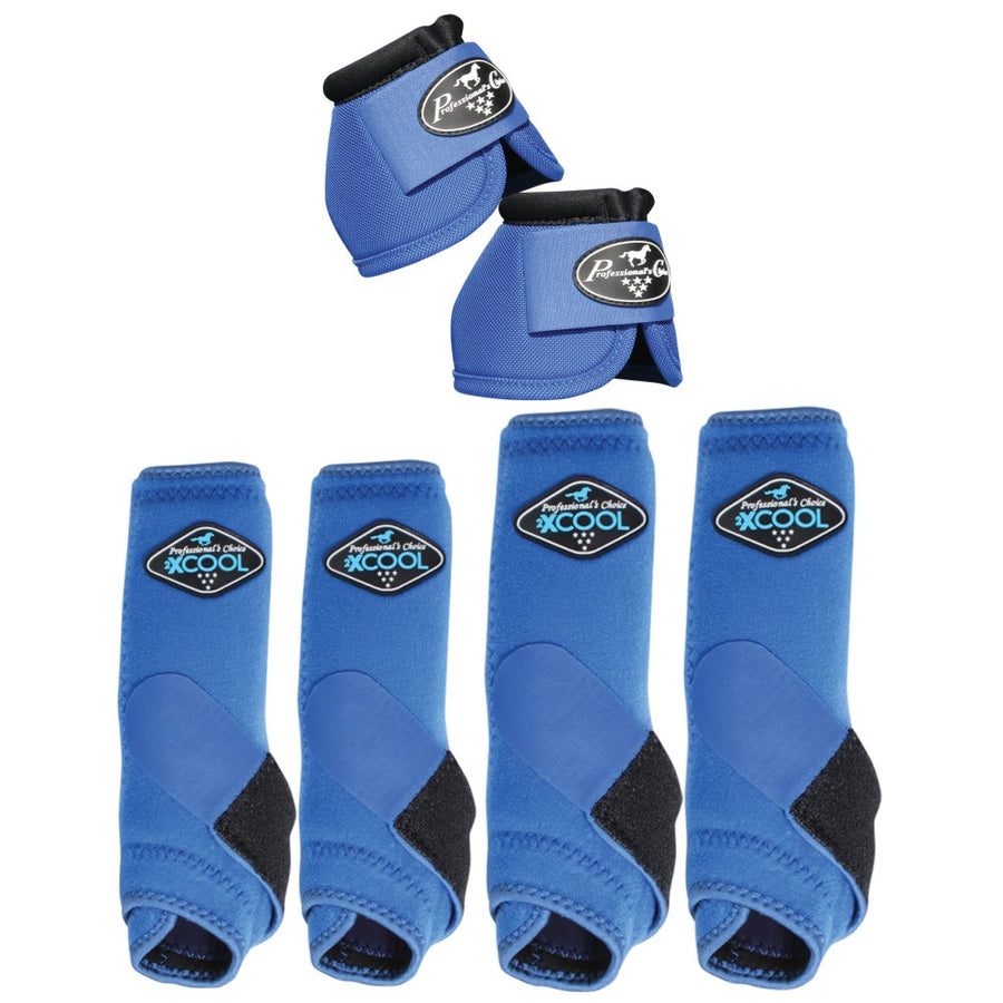 Large Professionals Choice H. 2XCOOL Ballistic Sport Bell Boots 6 Pack by Hilason – Cowboy and equestrian accessories