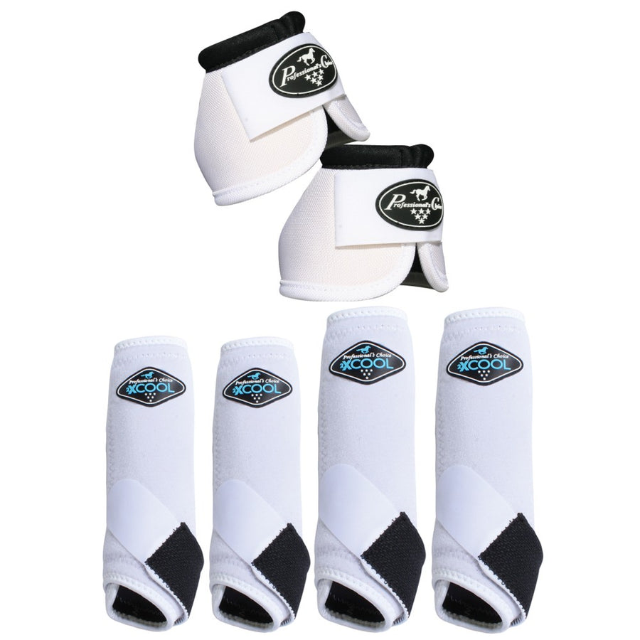 Small Professionals Choice H. 2XCOOL Ballistic Sport Bell Boots 6 Pack by Hilason – Cowboy and equestrian accessories