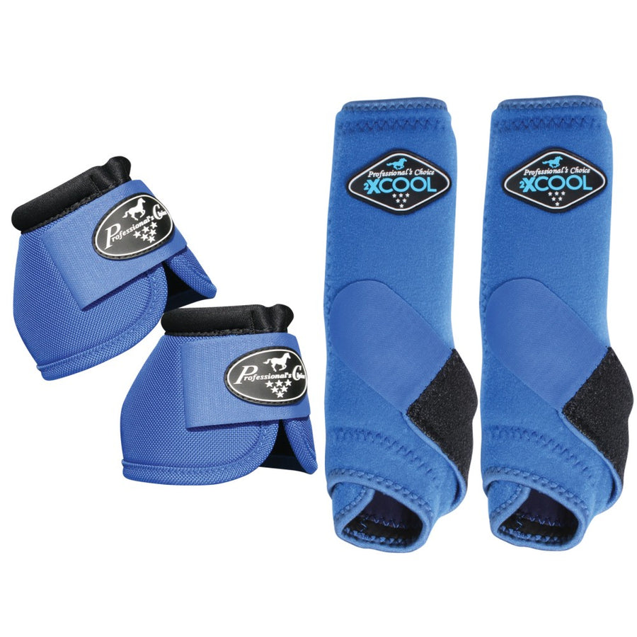 Med Professionals Choice 2XCOOL Ballistic H. Front Bell Boots 4pk – by Hilason – Cowboy and equestrian accessories