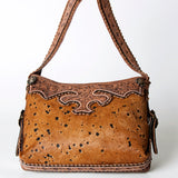 American Darling Hand Tooled Genuine Leather Women Bag Western Handbag Purse