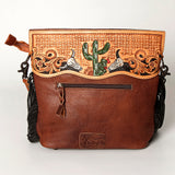 American Darling Clutch Hand Tooled Saddle Blanket Fabric Genuine Leather Western Women Bag Handbag Purse | Purses for Cute