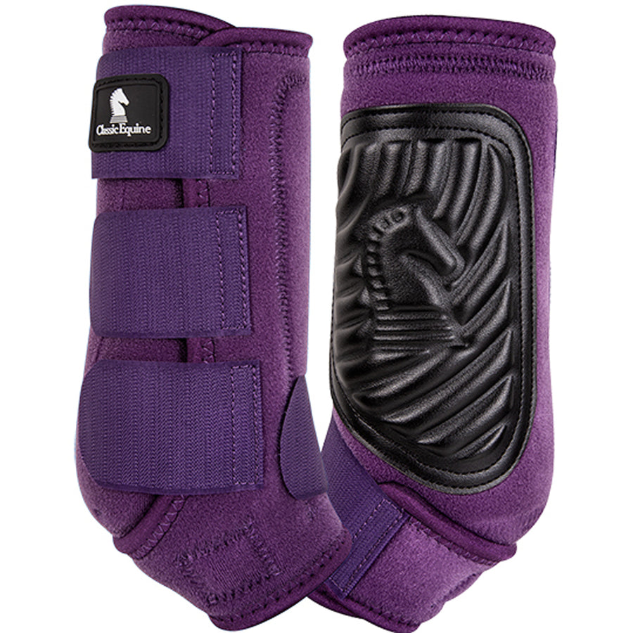 Classic Equine ClassicFit H. Hind Boot Eggplant Purple by Hilason – Cowboy and equestrian accessories