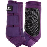 Small Classic Equine ClassicFit H. Hind Boot Eggplant Purple by Hilason – Cowboy and equestrian accessories