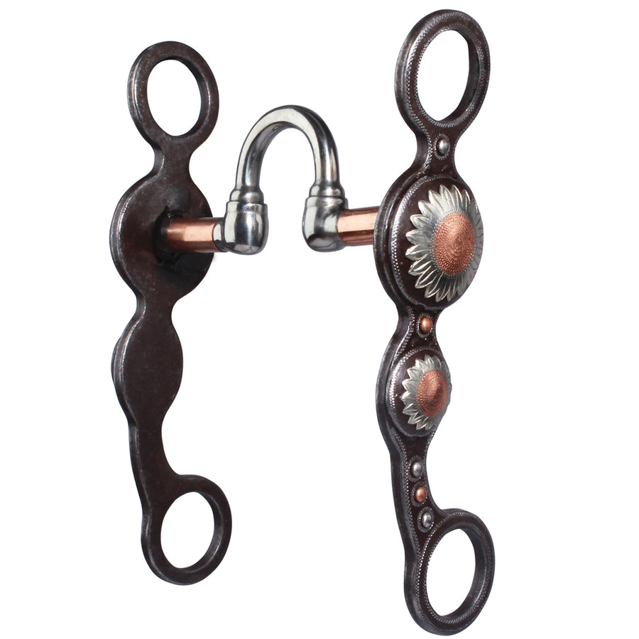 5 1/4 in Mouth Professionals Choice H. Bit Correction Sunflower – by Hilason – Cowboy and equestrian accessories