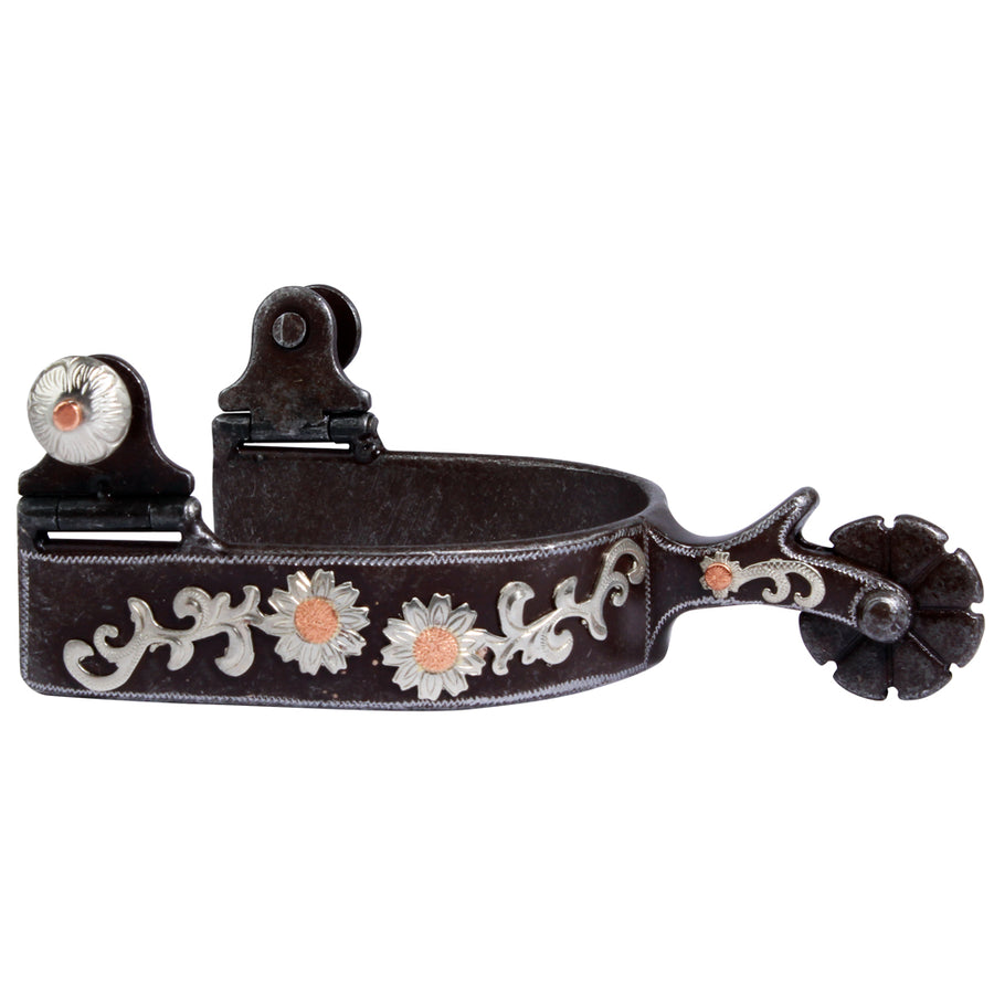 3/4 in Band Mouth Professionals Choice H. Spur Small Flower by Hilason – Cowboy and equestrian accessories