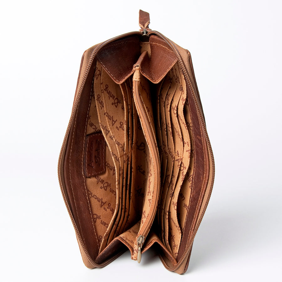 American Darling Wallet Hair-On Genuine Leather Women Bag Western Handbag Purse