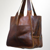 American Darling Tote Full Grain Genuine Leather W. Women Bag Handbag by Hilason – Cowboy and equestrian accessories