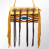 GIBGX206 American Darling Hand Tooled Saddle Blanket Genuine Leather Women Bag Western Handbag Purse
