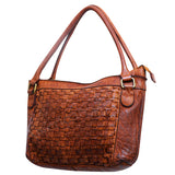 Never Mind Nmbgm117A Tote Vintage Handmade Genuine Cowhide Leather Women Bag Western Handbag Purse