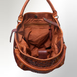 Never Mind Nmbgm124A Tote Vintage Handmade Genuine Cowhide Leather Women Bag Western Handbag Purse