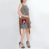 American Darling Cross Body Hand Tooled Saddle Blanket Genuine Leather Western Women Bag Handbag Purse | Crossbody for Cute