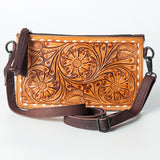 American Darling ADBGZ277A Cross Body Hand Tooled Genuine Leather women bag western handbag purse