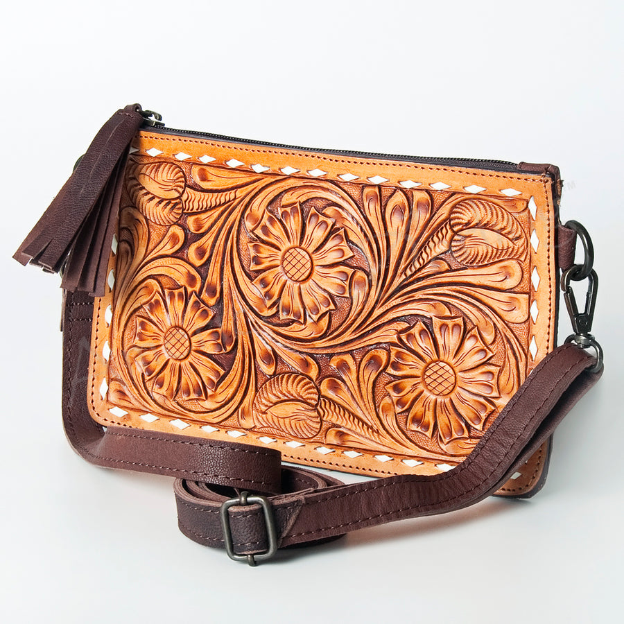 American Darling Cross Body Hand Tooled Genuine Leather Western Women Bag | Handbag Purse Crossbody for - Uhorse