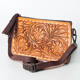 American Darling ADBGZ277A Cross Body Hand Tooled Genuine Leather women bag western handbag purse