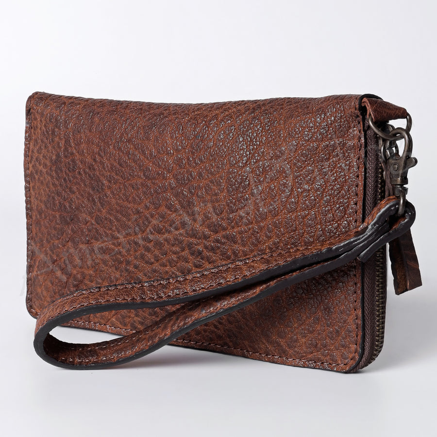 American Darling Wristlet Full Grain Genuine Leather Women Bag Western Handbag Purse | Travel Clutch - Uhorse