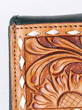 American Darling Wallet Hand Tooled Genuine Leather Western Women Bag | Handbag Purse Wristlet Travel Clutch