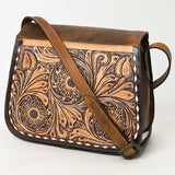 American Darling Cross Body hand tooled Full Grain Genuine Leather Western Women Bag Handbag Purse | Crossbody for Cute