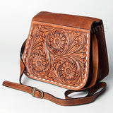 American Darling ADBGZ409A Crossbody Hand Tooled Genuine Leather Women Bag Western Handbag Purse