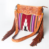 American Darling Signature Crossbody Hand Tooled Saddle Blanket by Hilason – Cowboy and equestrian accessories