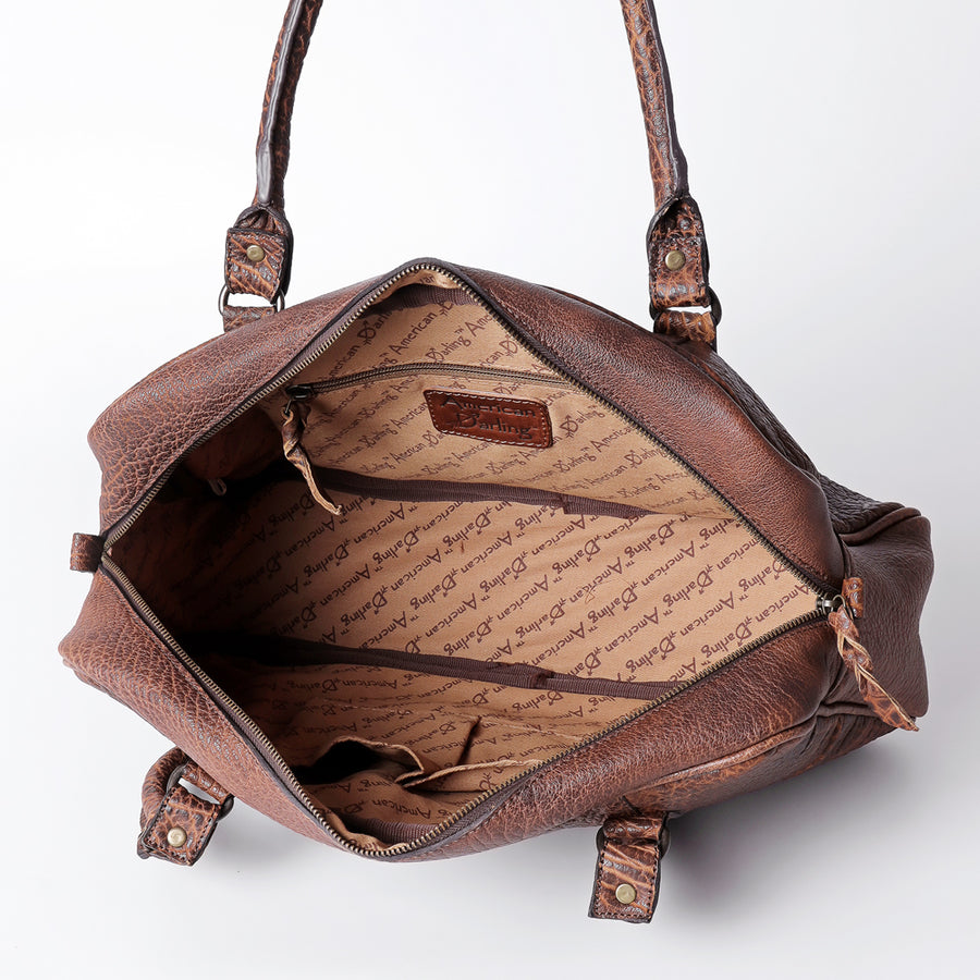 American Darling Briefcase Genuine Leather Women Bag Western Handbag Purse