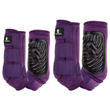 Classic Equine Classifit Sling Front Hind Horse Boots Eggplant