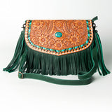 American Darling Crossbody Hand Tooled Genuine Leather Women Bag Western Handbag Purse