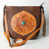 American Darling Crossbody Hand Tooled Genuine Leather Women Bag Western Handbag Purse