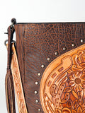 American Darling Crossbody Hand Tooled Genuine Leather Women Bag Western Handbag Purse