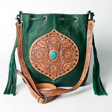 American Darling ADBGZ477 Crossbody Hand Tooled Genuine Leather Women Bag Western Handbag Purse