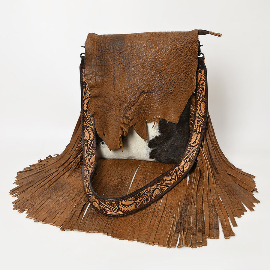 American Darling Messenger Hair on Genuine Leather Western Women Bag | Handbag Purse Crossbody for Cute - Uhorse