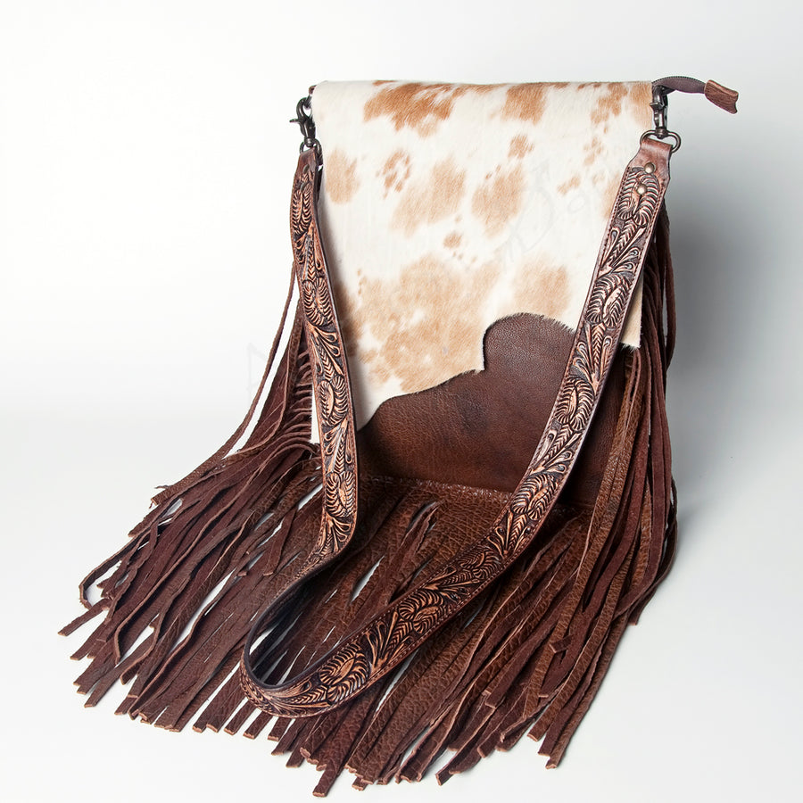 American Darling Messenger Hair on Genuine Leather Western Women Bag | Handbag Purse Crossbody for Cute - Uhorse