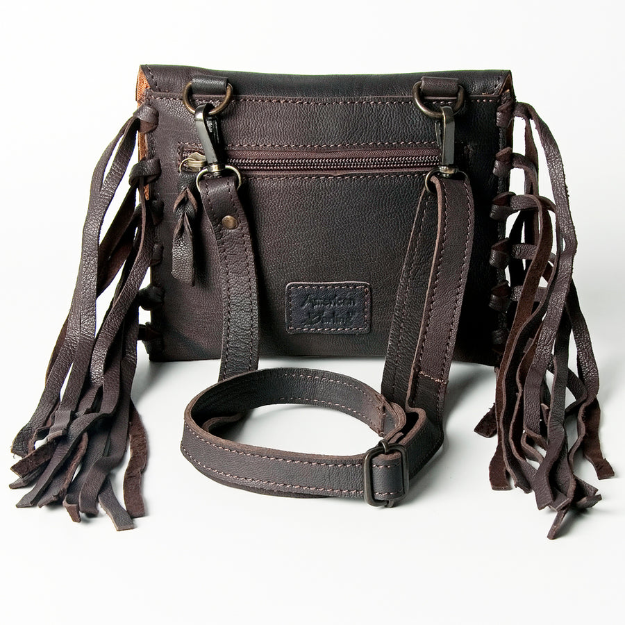 American Darling Small Crossbody Hand Tooled Genuine Leather Western Women Bag Handbag Purse | for Cute